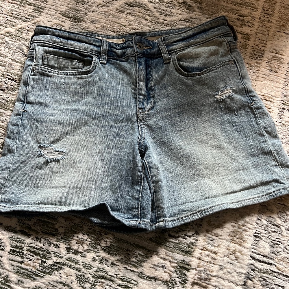 Pilcro and the Letter Press Jean shorts